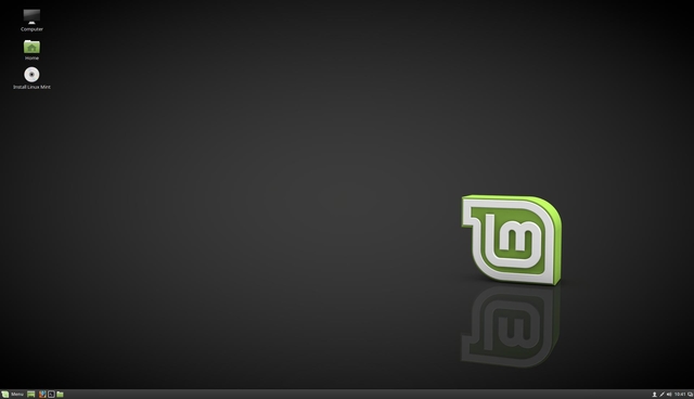The Linux Mint Cinnamon desktop