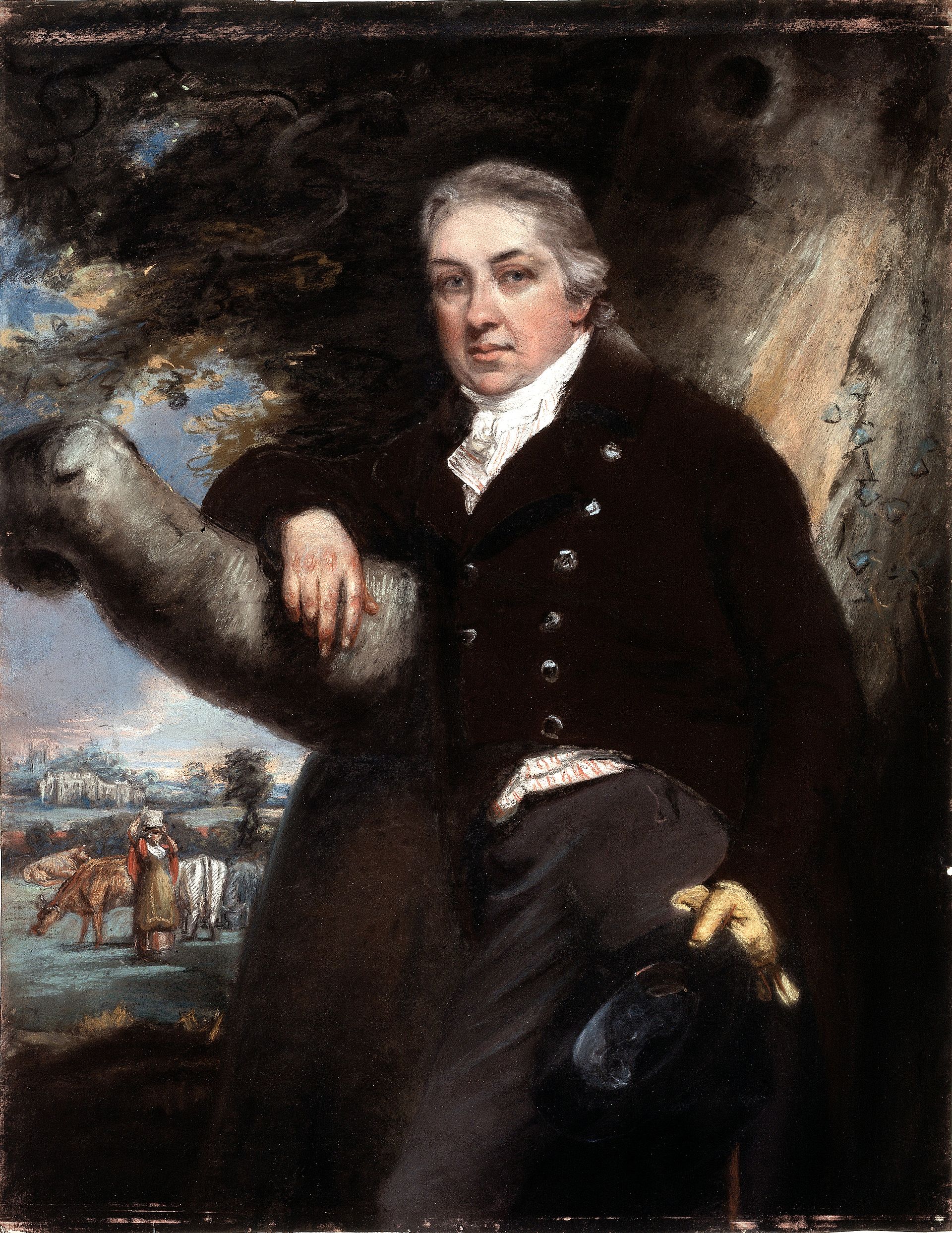 Edward Jenner. Pastel by John Raphael Smith